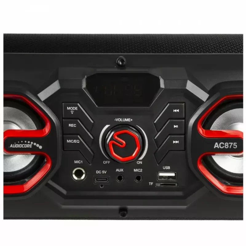 Prenosný reproduktor Bazooka Audiocore AC875, čierny
