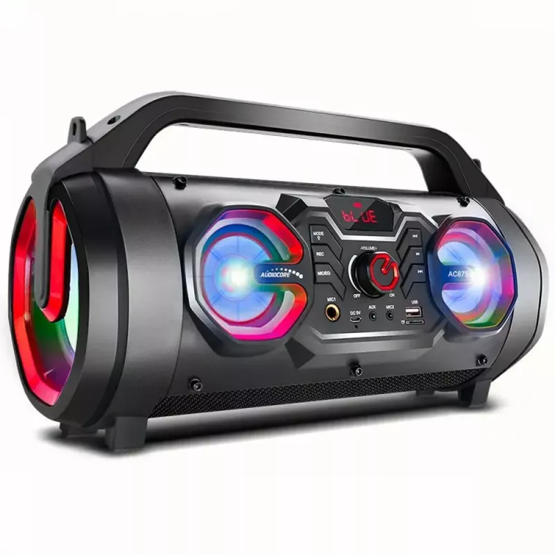 Prenosný reproduktor Bazooka Audiocore AC875, čierny