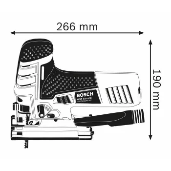Bosch 0 601 512 000 priamočiara píla 780 W 2,6 kg