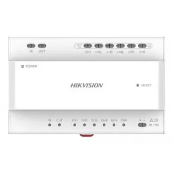 Video distribútor Hikvision DS-KAD7060EY šírka 143,7 mm hĺbka 65,9 mm výška 92,4 mm