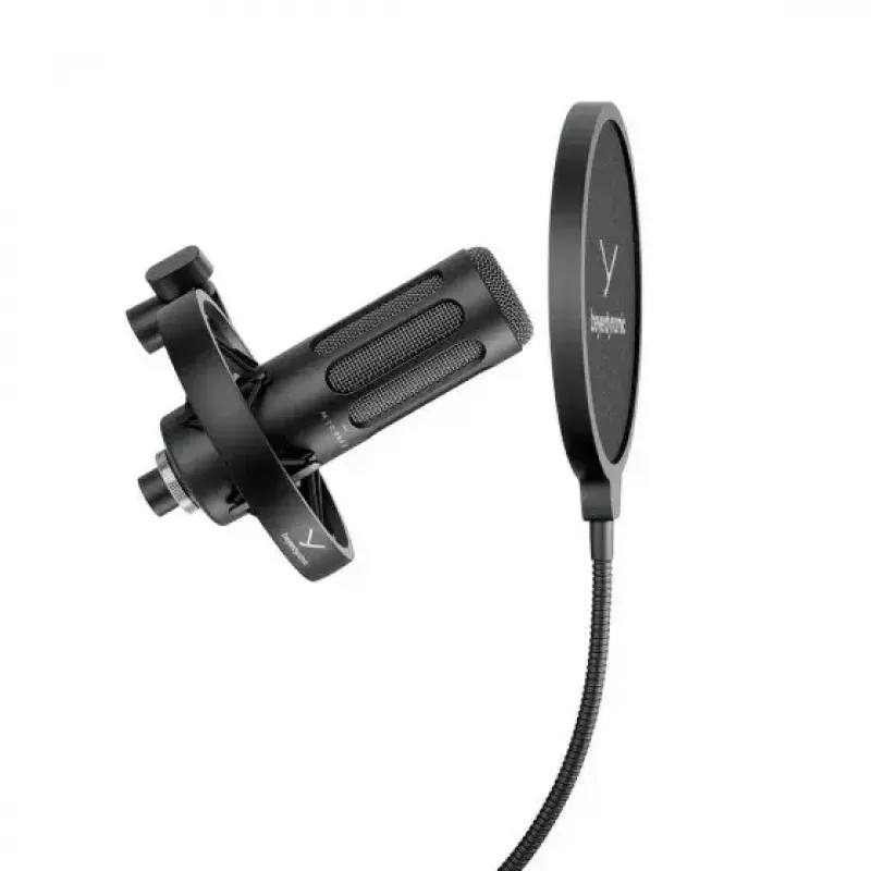 Dynamický vysielací mikrofón Beyerdynamic M 70 PRO X — káblový, frekvenčná charakteristika optimalizovaná pre reč