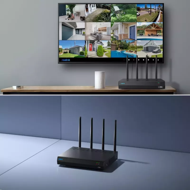 Reolink NVS12W 12-kanálový Wi-Fi 6 NVR 16MP podpora 2TB HDD