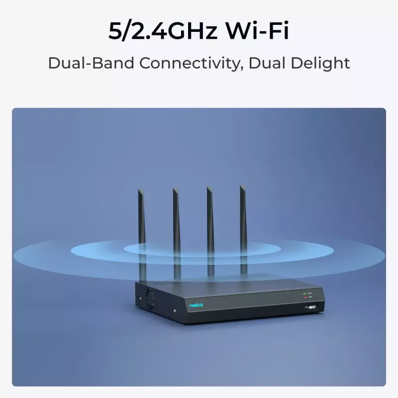 Reolink NVS12W 12-kanálový Wi-Fi 6 NVR 16MP podpora 2TB HDD