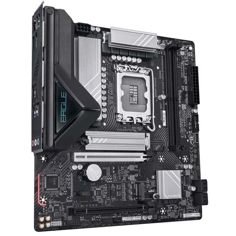 GIGABYTE B860M EAGLE základná doska - Intel Core Ultra Series CPU, 6+1+2+1 fáz VRM, až do 9066 MHz DDR5, 1x PCIe 5.0 + 1x PCIe 4.0 M.2, 2,5 GbE LAN, USB 3.2 Gen 1