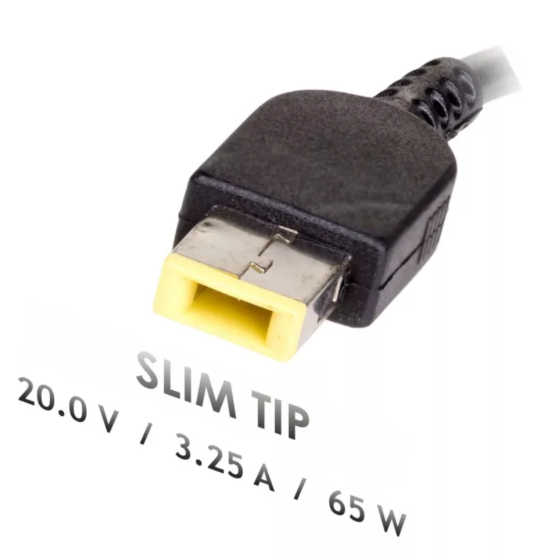 Akyga AK-ND-24 napájací zdroj pre notebook pre Lenovo, 65 W, 20 V, 3,25 A, Slim Tip