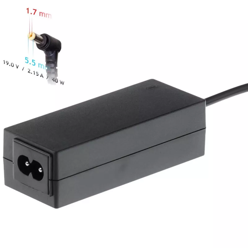 Akyga AK-ND-47 napájací zdroj pre notebook pre Acer, 40 W, 19 V / 2,15 A, 5,5 x 1,7 mm