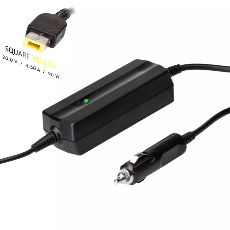 Akyga AK-ND-42 autonabíjačka pre notebook pre Lenovo, 90 W, 20 V / 4,5 A, Slim Tip, vstup 12 V