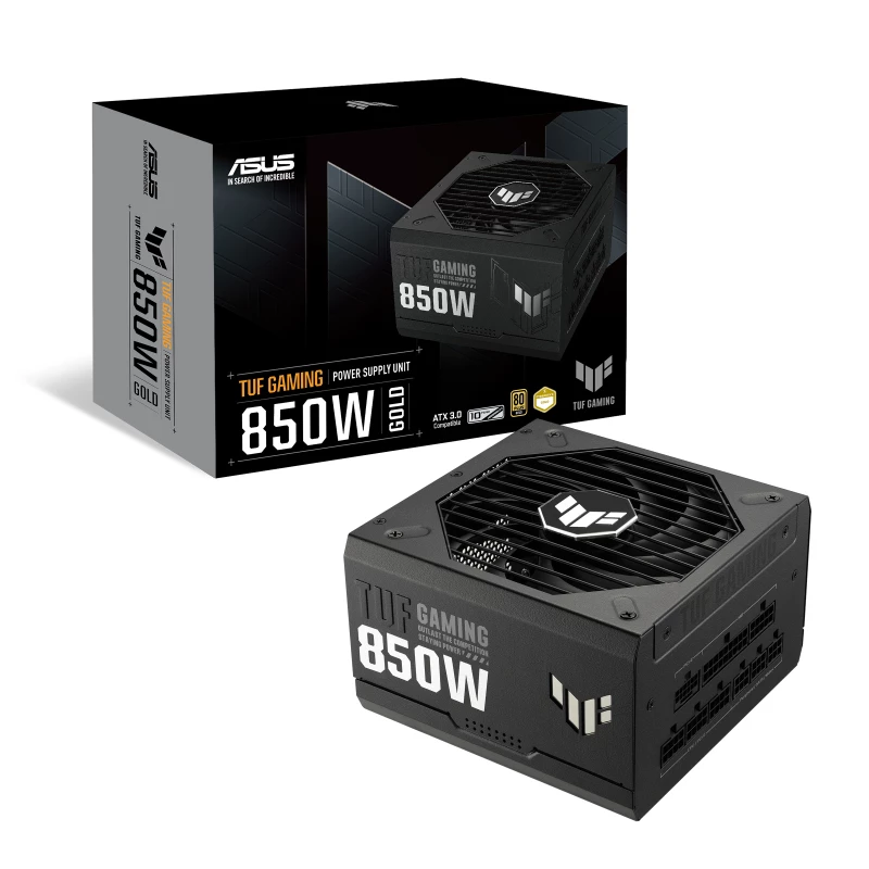ASUS TUF Gaming 850W Gold napájací zdroj 24-Pin ATX ATX čierny