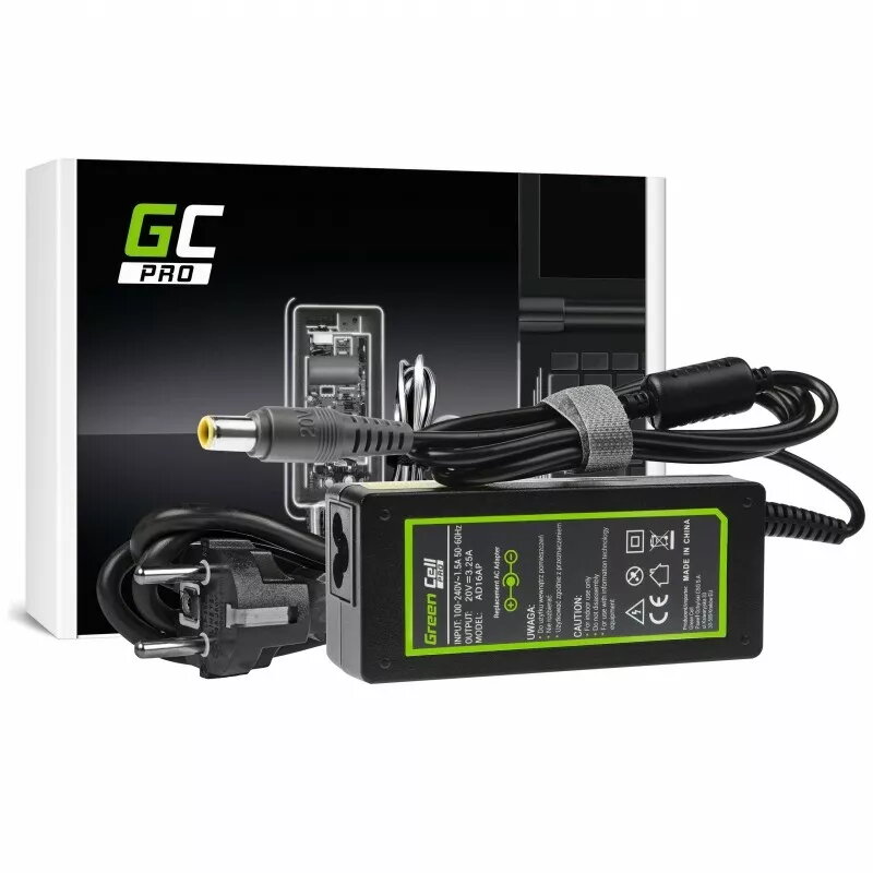 Green Cell napájací zdroj AC adaptér pre Lenovo 20V | 3,25A | 65W | 7,7-5,5mm