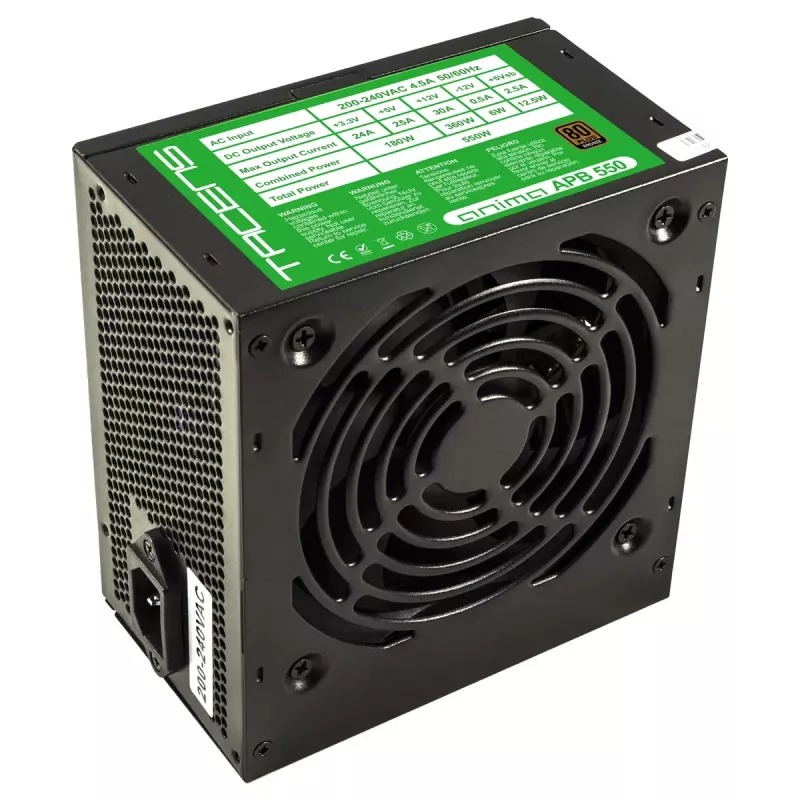 Tacens APB550B napájací zdroj 550 W 20+4 pin ATX ATX čierny