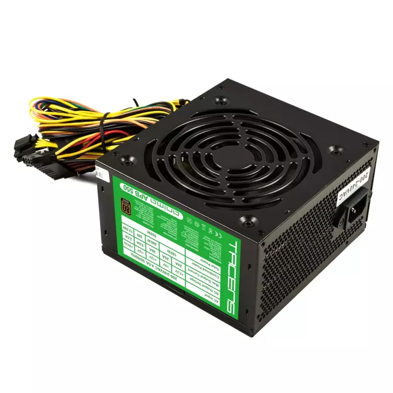 Tacens APB550B napájací zdroj 550 W 20+4 pin ATX ATX čierny