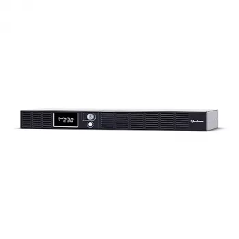 Rackmount Line-Interactive UPS CYBERPOWER OR600ERM1U — 0,6 kVA / 360 W, 6x C13 výstupy, AVR, LCD, strieborná, 1U