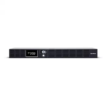Rackmount Line-Interactive UPS CYBERPOWER OR600ERM1U — 0,6 kVA / 360 W, 6x C13 výstupy, AVR, LCD, strieborná, 1U