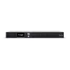Záložný zdroj CYBERPOWER OR1000ERM1U — 1 kVA (600 W), Line-Interactive, Rackmount 1U, 6× C13 výstupy, LCD, strieborný