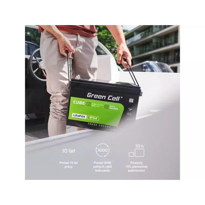 UPS batéria Green Cell LFPGC12V100AH lítium-železofosfátová 12,8V 100Ah