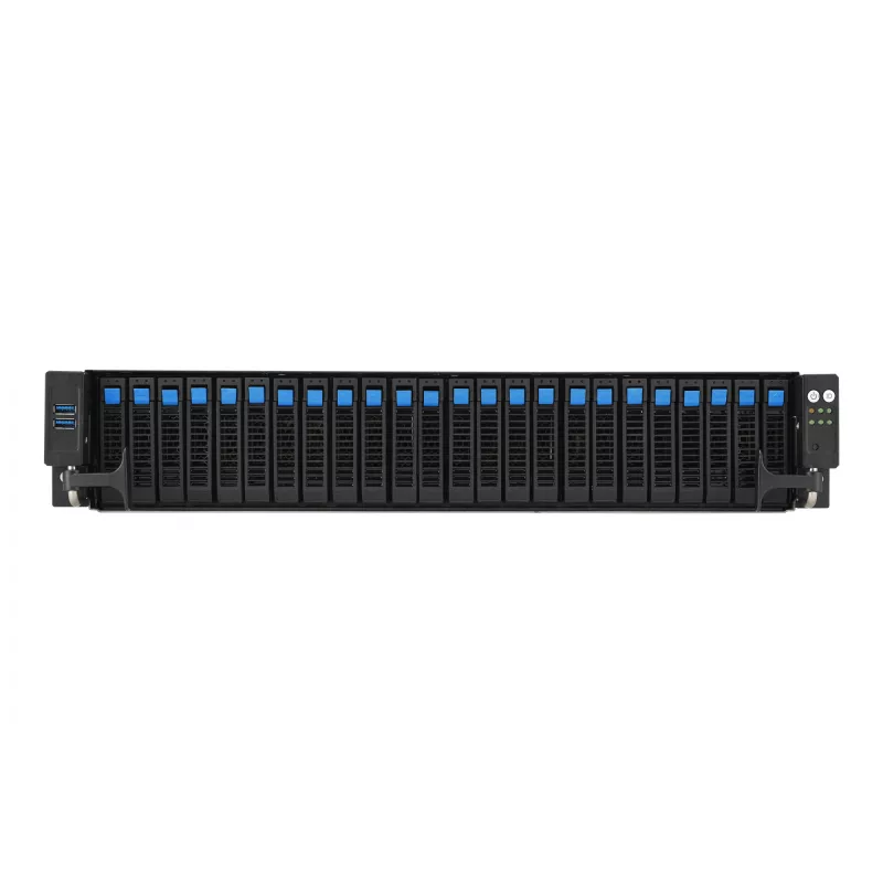 ASUS RS521A-E12-RS24U Socket SP5 Rack (2U) čierna, strieborná