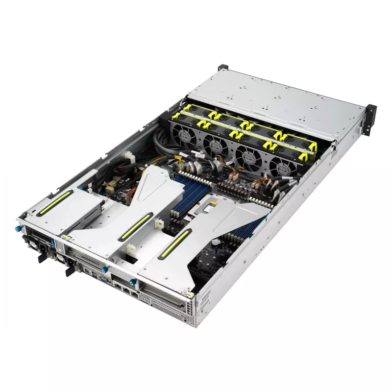 ASUS RS521A-E12-RS24U Socket SP5 Rack (2U) čierna, strieborná
