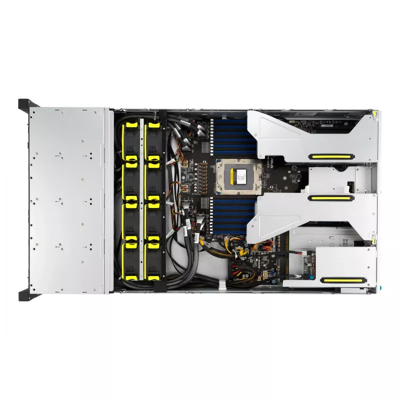 ASUS RS521A-E12-RS24U Socket SP5 Rack (2U) čierna, strieborná