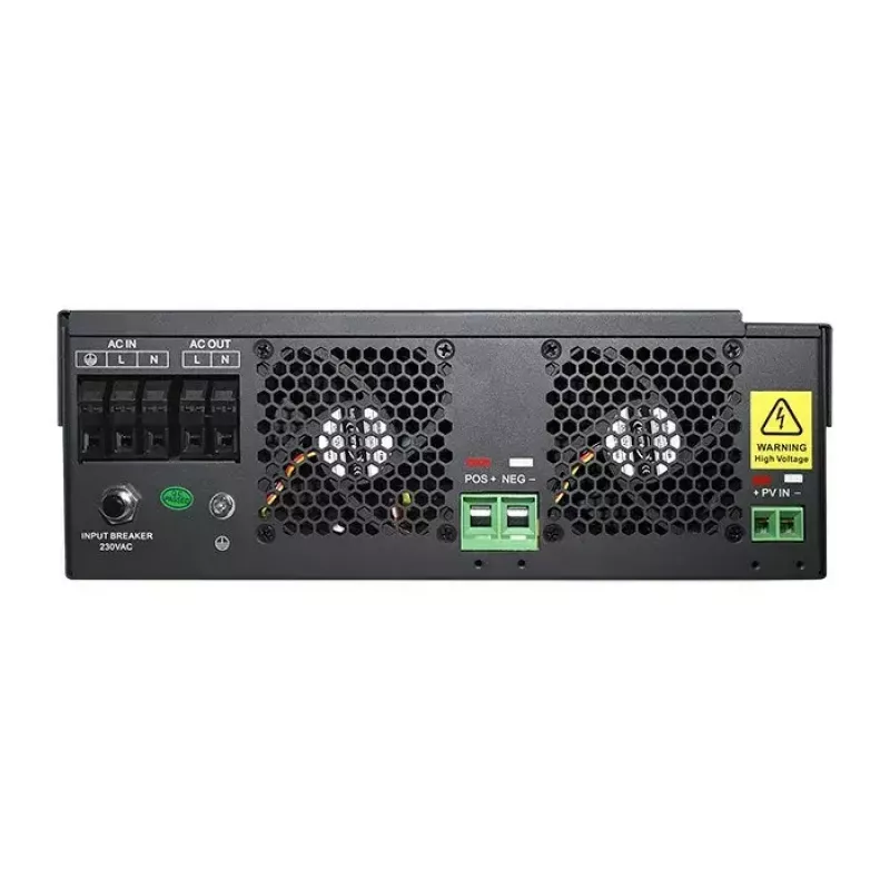 Qoltec 53886 hybridný solárny menič off-grid, 3,5 kW, 100 A MPPT, 24 V, čistý sínus