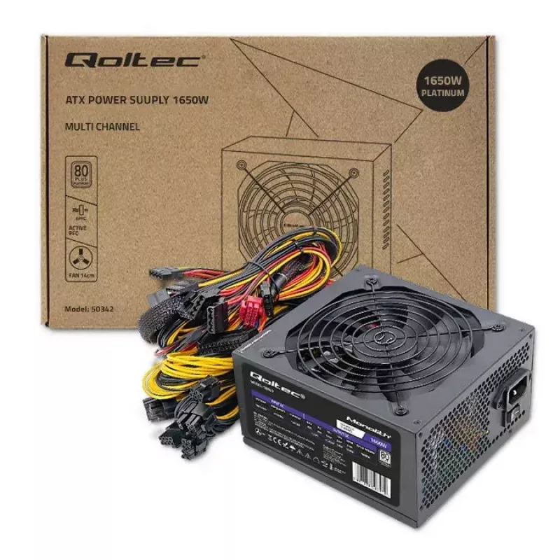 Napájací zdroj Qoltec 50342 1650W