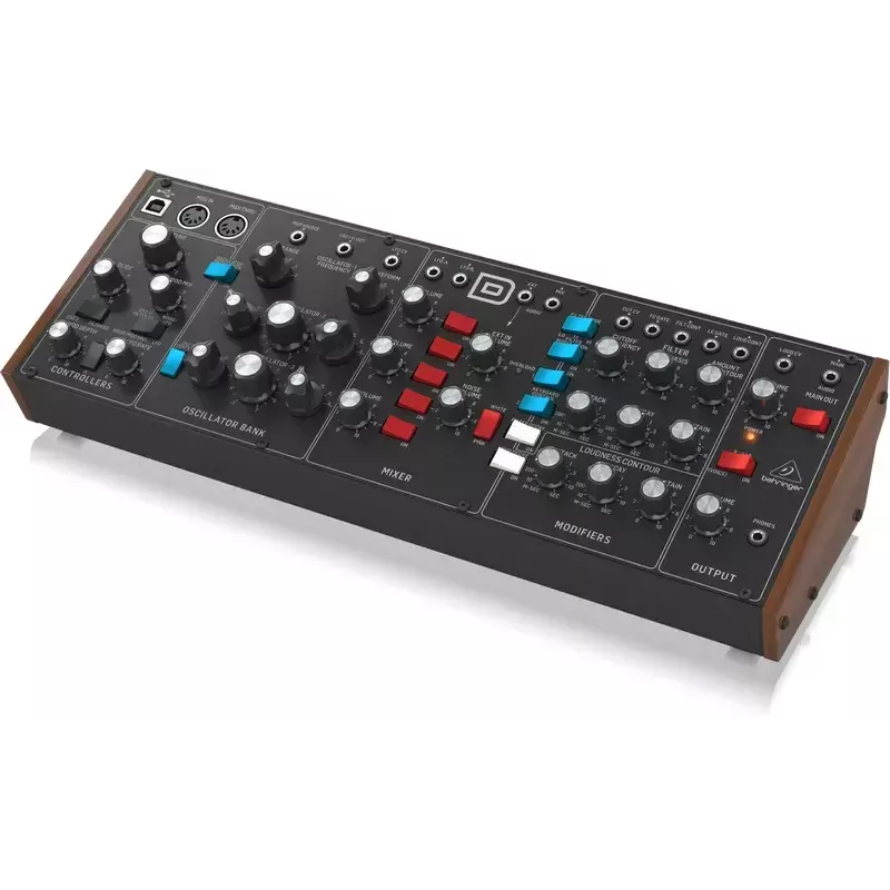 Syntetizátor Behringer Model D Čierny farba skrine Čierna zdroj napájania DC AC
