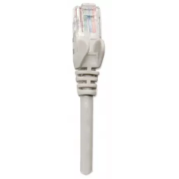 Patch kábel INTELLINET Cat5e U/UTP 3 m, sivý, CCA, RJ-45–RJ-45, 350 MHz