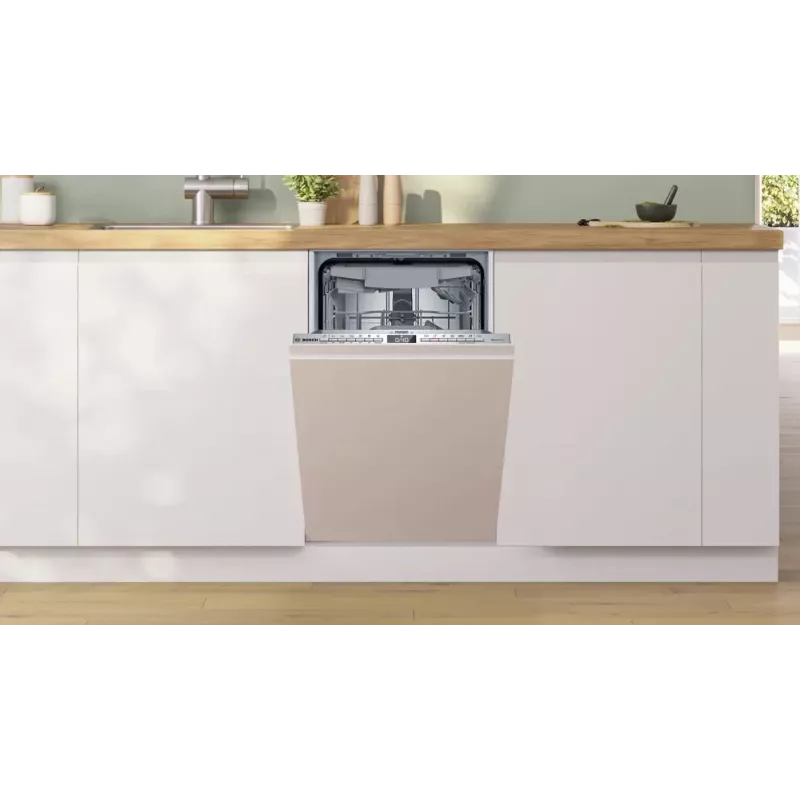 Vstavaná umývačka riadu Bosch Serie 4 SPV4HMX10E, kompaktná, 10 súprav, 44 dB, energetická trieda E