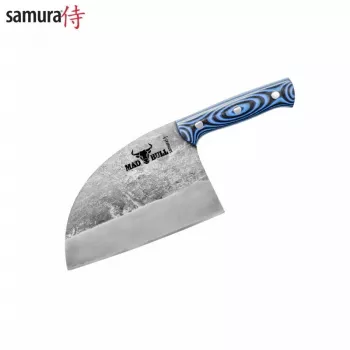 Kuchynský nôž Samura Mad Bull 18 cm modrý SMB-0040