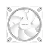ASUS Prime MR120 ARGB biela 120 mm ventilátor do skrine s klzným ložiskom