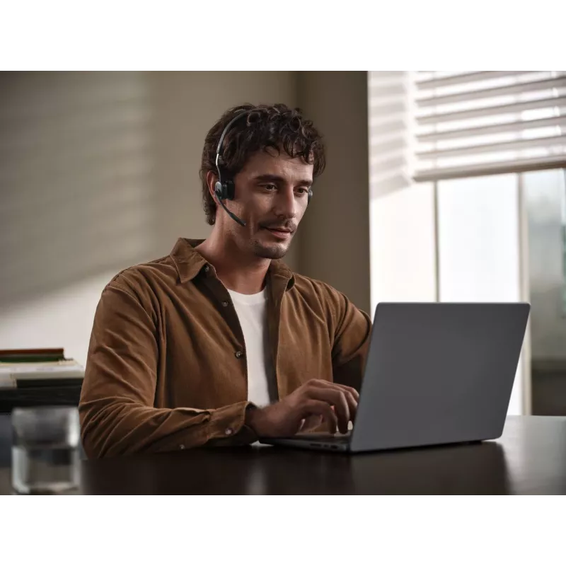 SHOKZ OpenMeet bezdrôtový Bluetooth headset s kostným vedením pre videokonferencie
