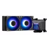 All-in-One kvapalinový chladič MSI MAG Coreliquid A15 240 — 240-mm radiátor, 2×120-mm ventilátory, LGA1700/AM4/AM5, čierny