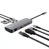 USB Type-C hub TRUST 25672 — HDMI, RJ-45, USB 3.2 Gen 1 Type-A/Type-C, SD/MicroSD, sivý