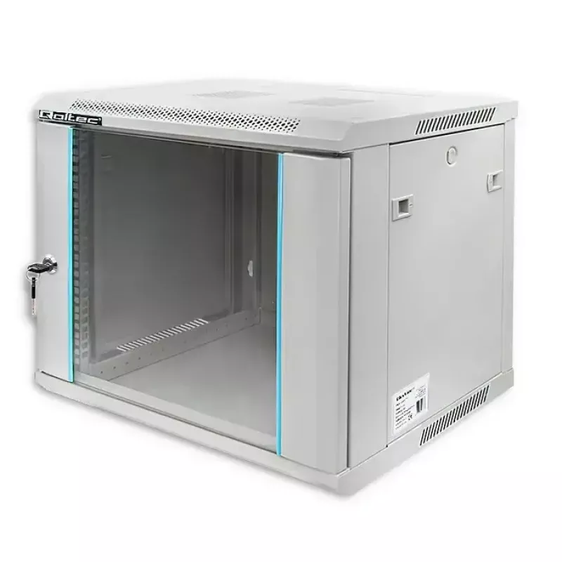 19 palcová racková skriňa QOLTEC 9U model 54484, rozmery 600x500x450 mm