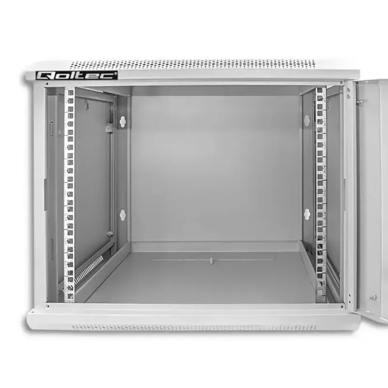 19 palcová racková skriňa QOLTEC 9U model 54484, rozmery 600x500x450 mm