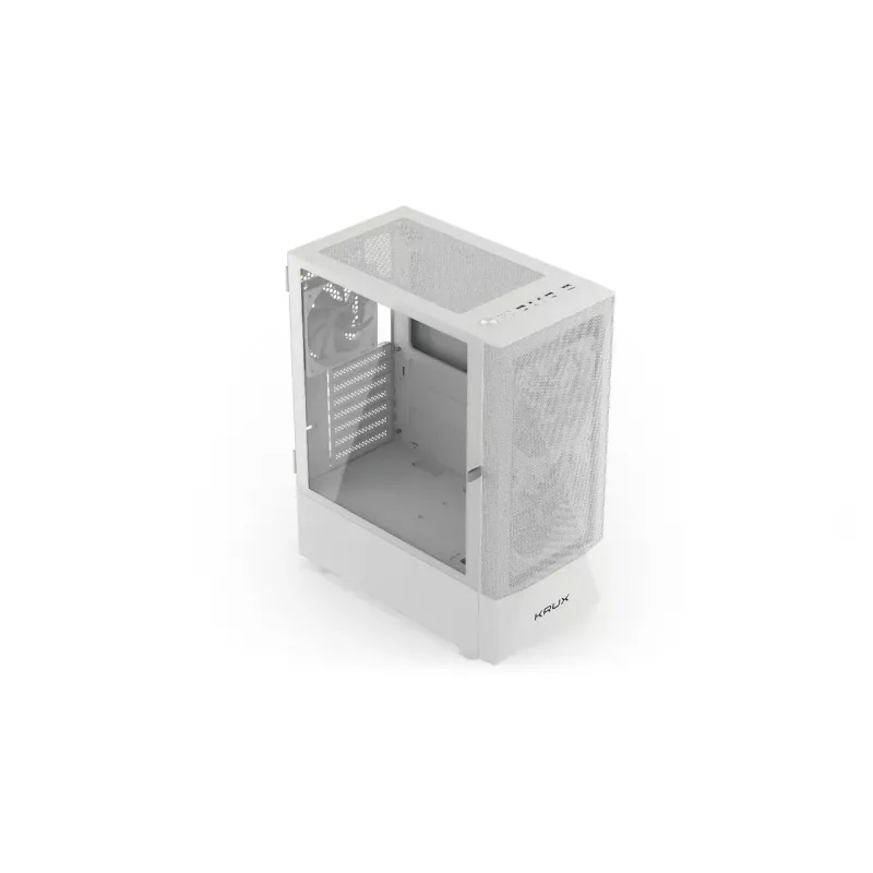 KRUX VAKO ATX PC skriňa, RGB, biela (KRXD005)