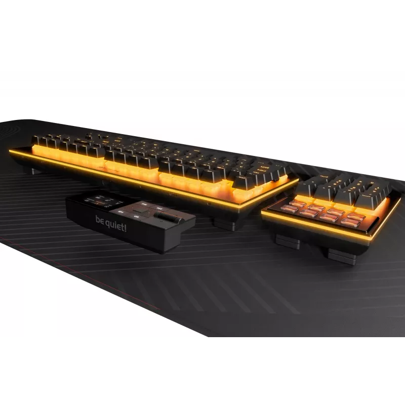 be quiet Dark Mount Silent Tactile US ANSI klávesnica Gaming USB QWERTY US angličtina čierna