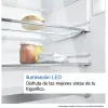 Chladnička s mrazničkou Bosch Serie 4 KGN39VIEB voľne stojaca 368 l, energetická trieda E, nerez, NoFrost, mraznička dole