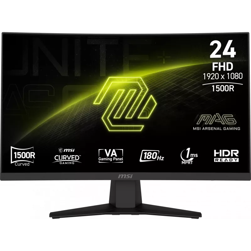 MSI MAG 244C počítačový monitor 59,9 cm (23,6 inch) 1920 x 1080 pixelov Full HD LCD čierny