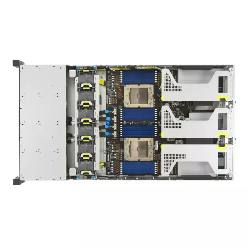 Serverová racková platforma ASUS RS720A-E13-RS24G 2U AMD, 24x 2,5 inch pozície, 2x SP5 CPU, 24 DIMM DDR5, max. 3 TB, Aspeed AST2600