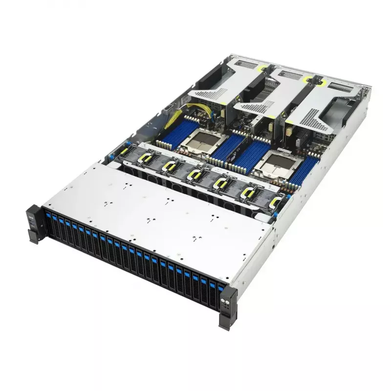 Serverová racková platforma ASUS RS720A-E13-RS24G 2U AMD, 24x 2,5 inch pozície, 2x SP5 CPU, 24 DIMM DDR5, max. 3 TB, Aspeed AST2600