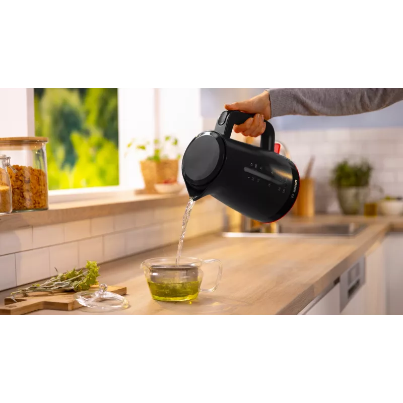 Elektrická kanvica Bosch MyMoment TWK3M123 — 1,7 L, 2400 W, čierna