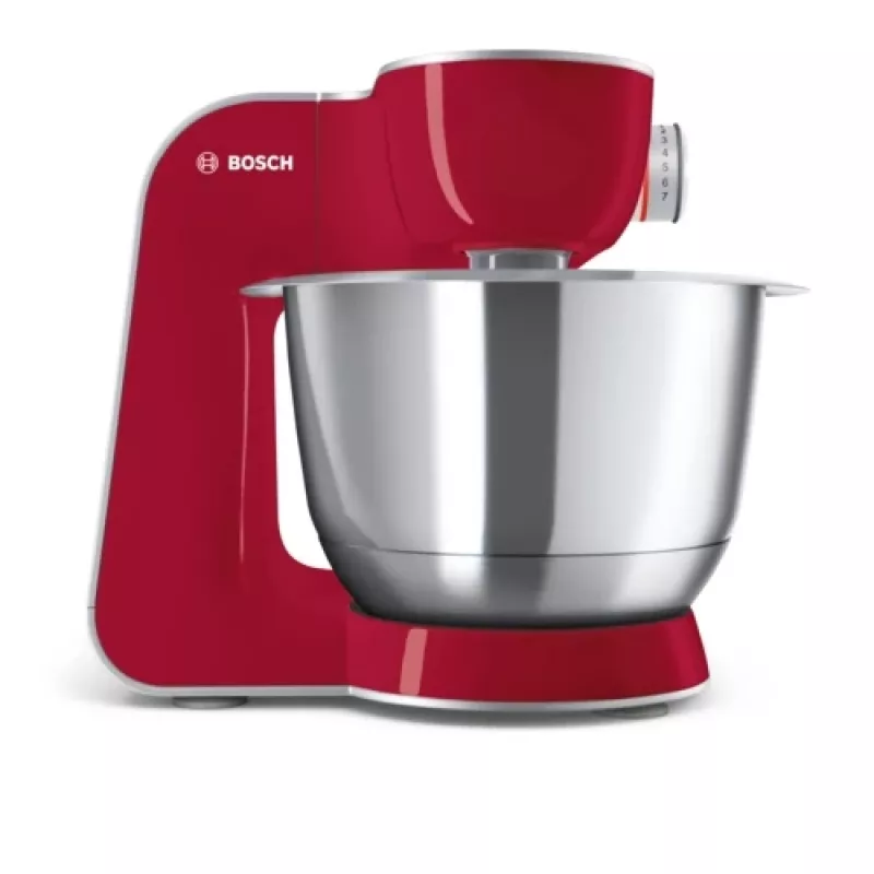 Bosch MUM58720 kuchynský robot 1000 W 3,9 l sivá, červená, nerez