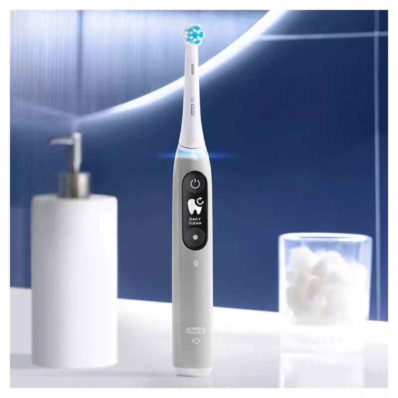 Oral-B iO elektrická zubná kefka rotačná zubná kefka sivá
