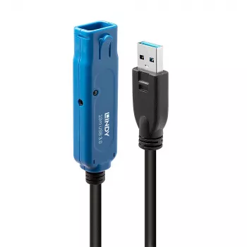 USB predlžovací kábel Lindy 10m Active Extension Pro