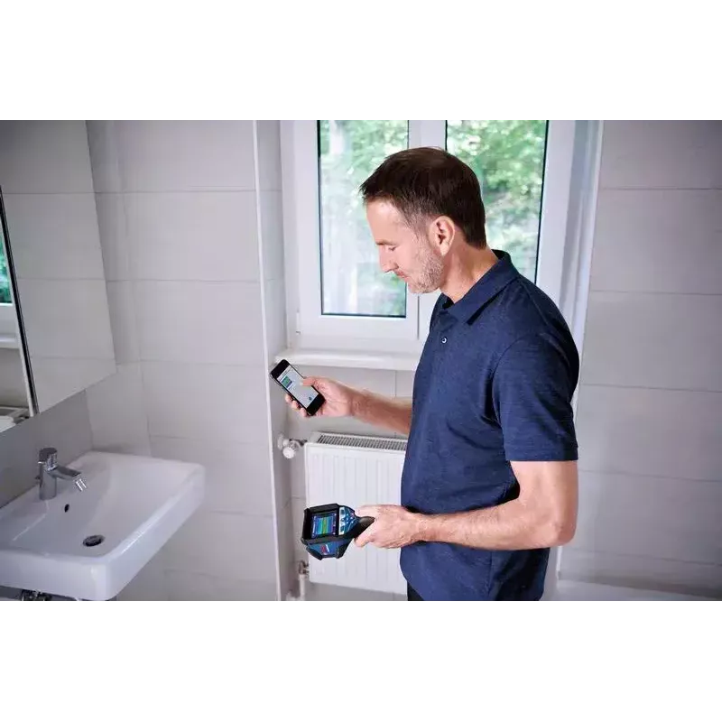 Bosch GTC 600 C ekvivalent šumu teplotný rozdiel (NETD) IR čierna, modrá 256 x 192 pixelov integrovaný displej LCD