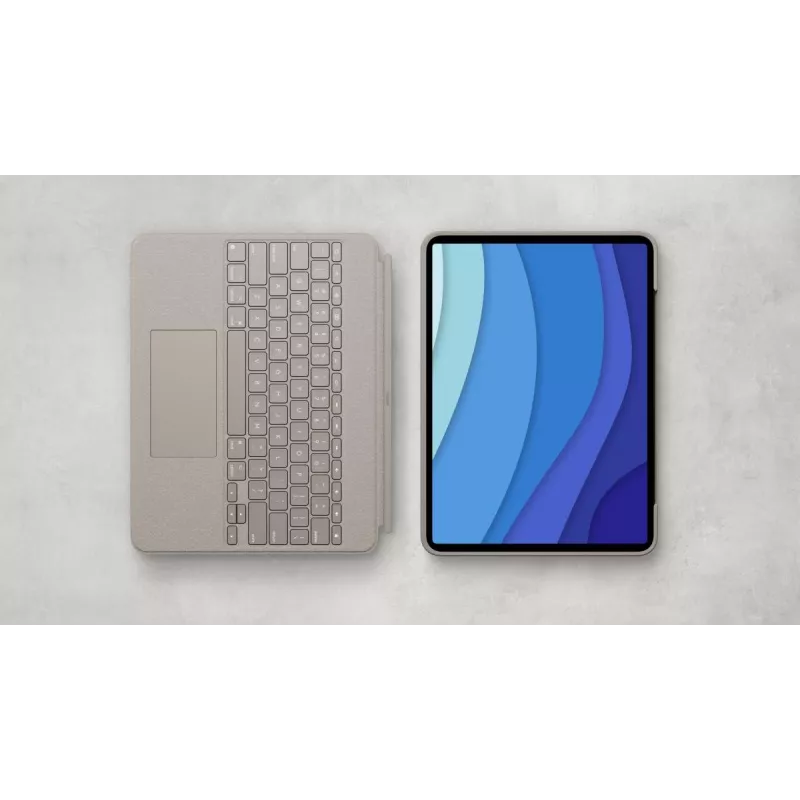 LOGITECH Combo Touch - Sand pre iPad Pro 12,9 palca (5. gen.) - US International QWERTY