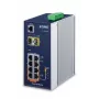 PLANET Managed Switch - priemyselný 4-port 10/100/1000t 802.3at PoE + 4-port 10/100/1000t + 2-port 100/1000x Sfp
