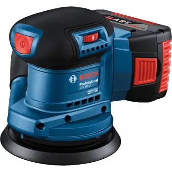 Bosch GEX 185-LI Professional excentrická brúska 10000 OPM modrá