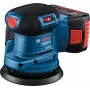 Bosch GEX 185-LI Professional excentrická brúska 10000 OPM modrá