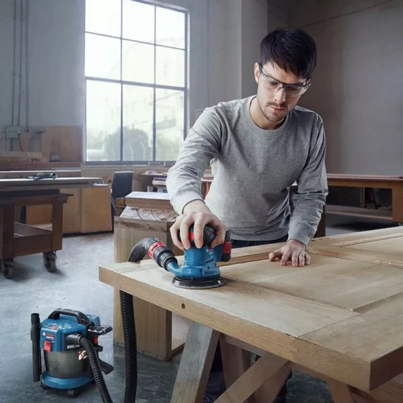 Bosch GEX 185-LI Professional excentrická brúska 10000 OPM modrá